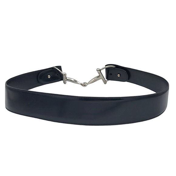 Gucci Tom Ford Oversized Horsebit Belt Black 80 - Picture 4 of 16